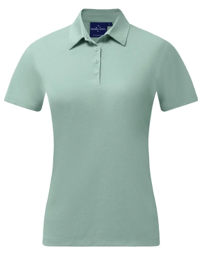 Picture of Winning Spirit, Ladies Sustainable Jacquard S/S Polo